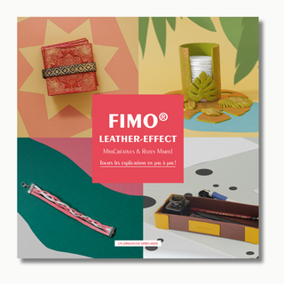 FIMO leather-effect