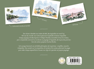 100 vues du monde à l'aquarelle expliquées en 5 étapes