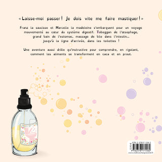 4ème de couverture de Franz Kaka et Marcelle Prout, Julie & Charlie Bruneau, éd. Un Dimanche Après-Midi — 9782378171582 
un texte vous explique tout ce qu'il y a dans le livre.