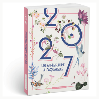 agenda aquarelle 2027 une année fleurie à l'aquarelle