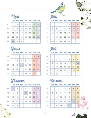 agenda aquarelle 2027 une année fleurie à l'aquarelle