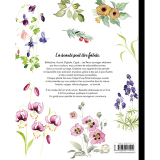 Aquarelle beautés vénéneuses - Beaux-arts - Fleurs.poudrees