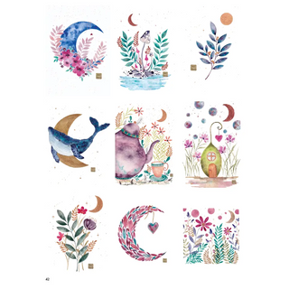 Aquarelle enchantée - Beaux-arts - Jennifer Dos Santos
