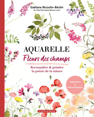 Aquarelle fleurs des champs - DIY - Un Dimanche Après-Midi