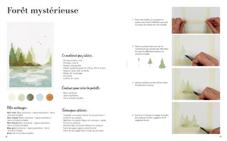 Vous souhaitez vous initier à l’aquarelle ou approfondir vos connaissances ? Laura Merle @enjoylamome vous propose un livre d'aquarelle, une véritable méthode accessible pour vous lancer facilement dans l'aquarelle.