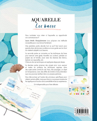 Vous souhaitez vous initier à l’aquarelle ou approfondir vos connaissances ? Laura Merle @enjoylamome vous propose un livre d'aquarelle, une véritable méthode accessible pour vous lancer facilement dans l'aquarelle.