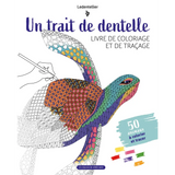 Coloriage et traçage un trait de dentelle - Beaux-Art